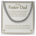 Thicker Bonds Than Blood cuban link chain silver front