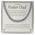 Thicker Bonds Than Blood cuban link chain silver front