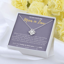Load image into Gallery viewer, Lucky To Have You love knot pendant yellow flower

