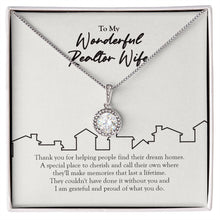 Load image into Gallery viewer, Find Their Dream Home eternal hope necklace front
