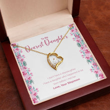 Load image into Gallery viewer, Born Before I Met Her forever love gold pendant premium led mahogany wood box
