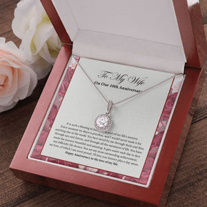 My Outstanding Achievement eternal hope pendant luxury led box red flowers