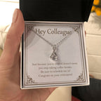 Don't Stop Taking Coffee Breaks alluring beauty necklace in hand