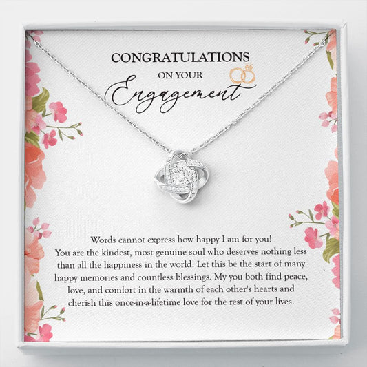 Most Genuine Soul love knot necklace front