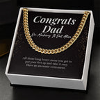 Making It Out Alive cuban link chain gold standard box