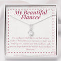 Life's Flower alluring beauty necklace front