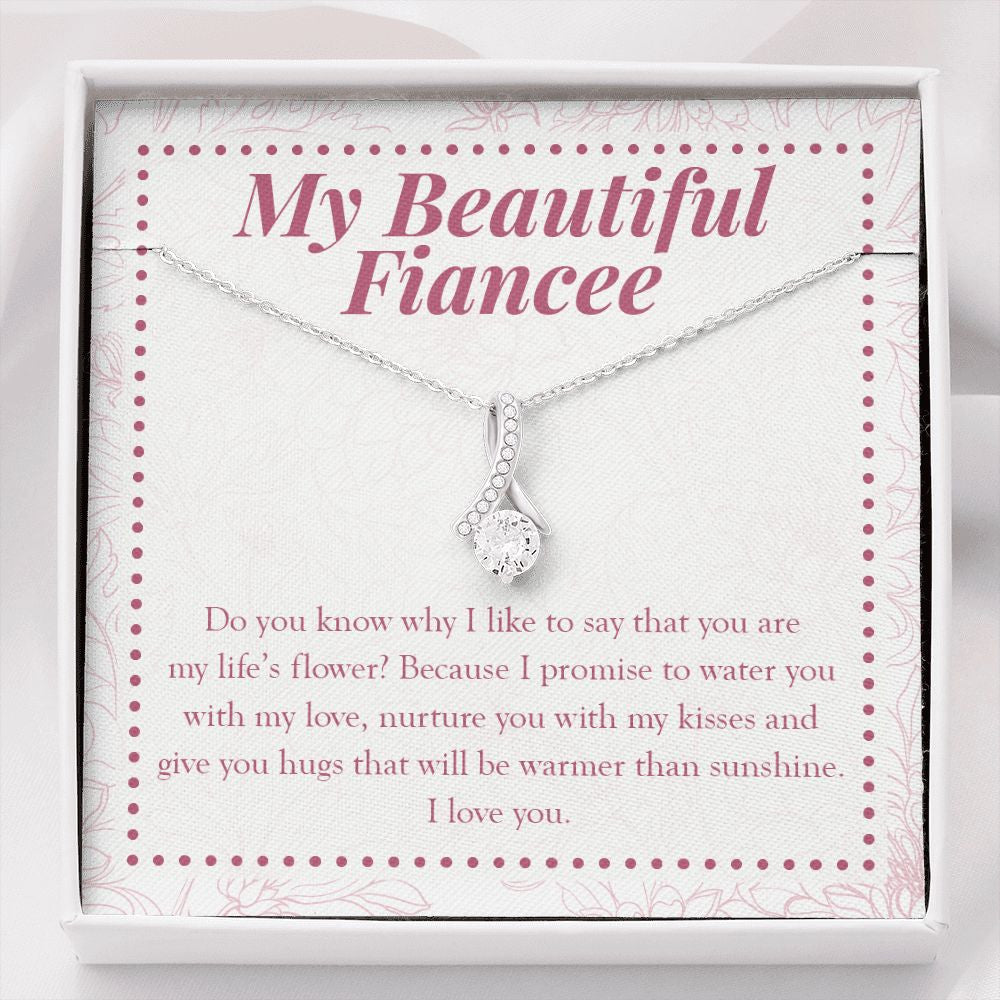 Life's Flower alluring beauty necklace front