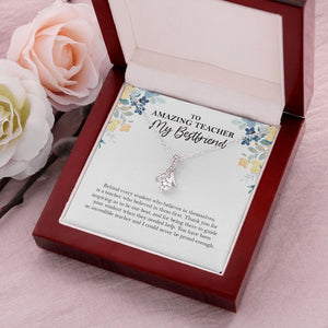 Behind Every Student alluring beauty pendant luxury led box flowers