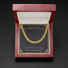 Load image into Gallery viewer, To Have A Love Like Yours cuban link chain gold mahogany box led

