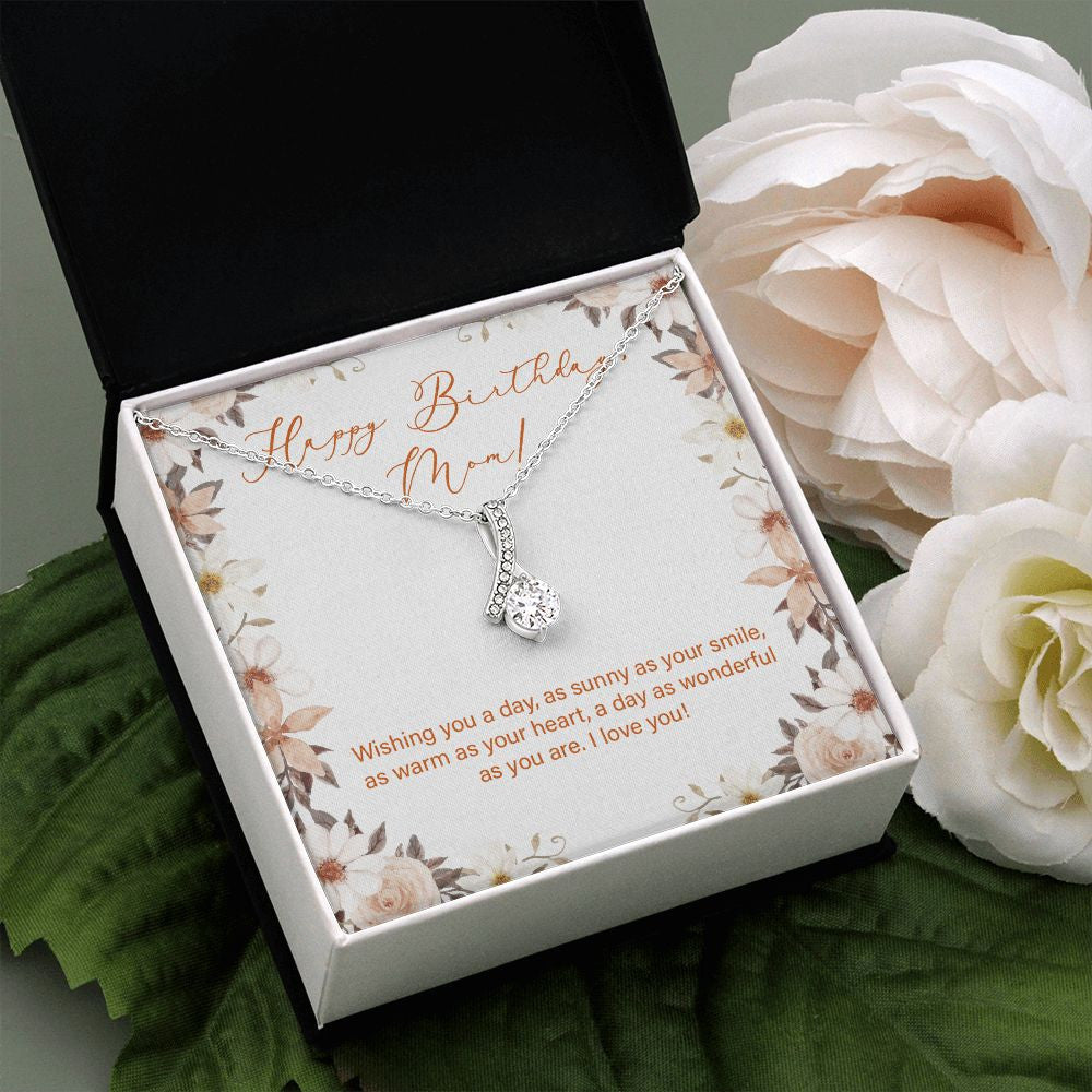 Sunny As Your Smile alluring beauty pendant white flower