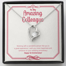 Load image into Gallery viewer, A Wonderful Person forever love silver necklace front
