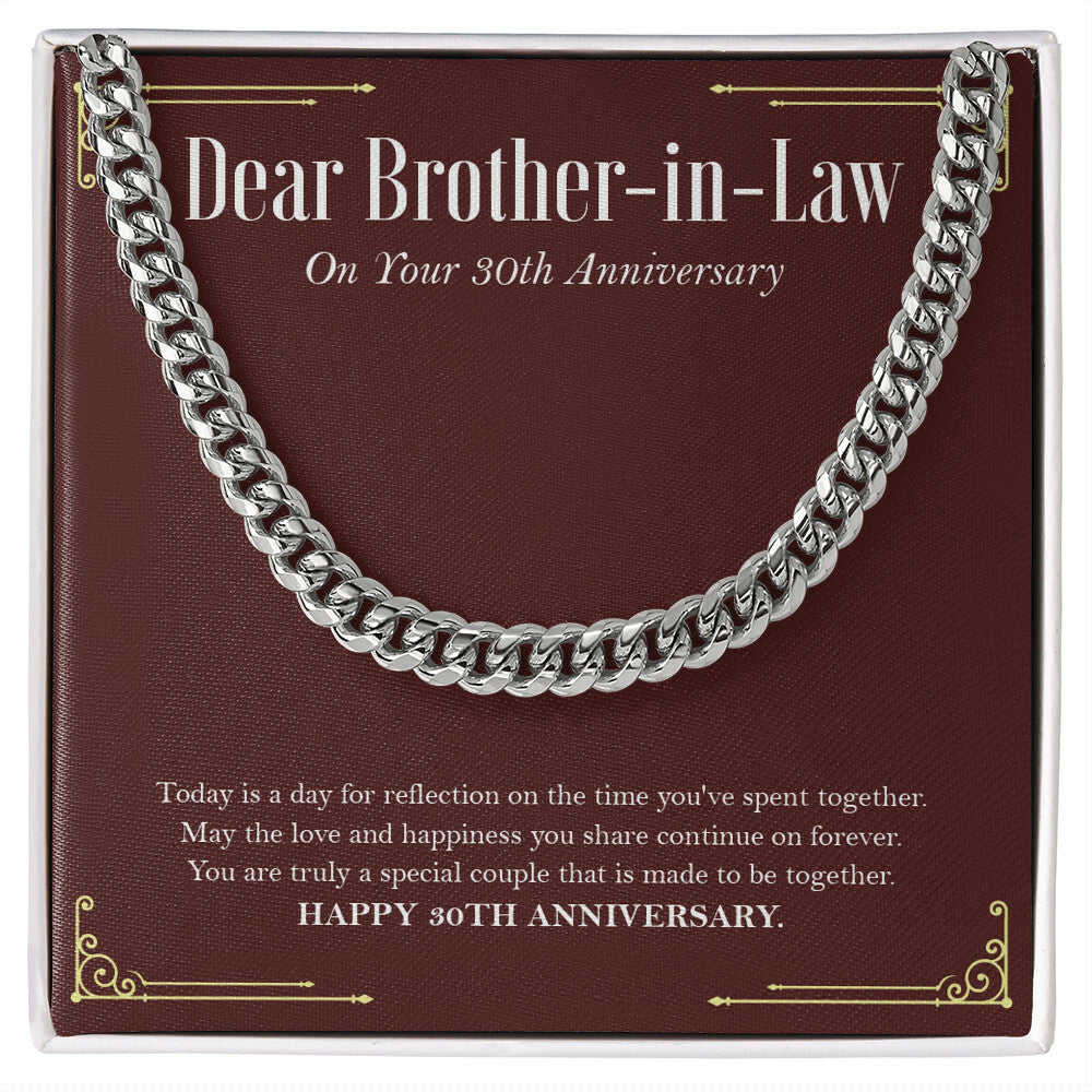 Made To Be Together cuban link chain silver front