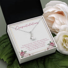 Load image into Gallery viewer, Today is your day alluring beauty pendant white flower
