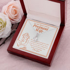 A Beautiful Pregnant alluring beauty pendant luxury led box flowers