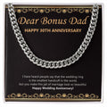 The Smallest Handcuff cuban link chain silver front