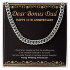 The Smallest Handcuff cuban link chain silver front