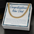 Enjoy Valuable Bonding Time cuban link chain gold standard box