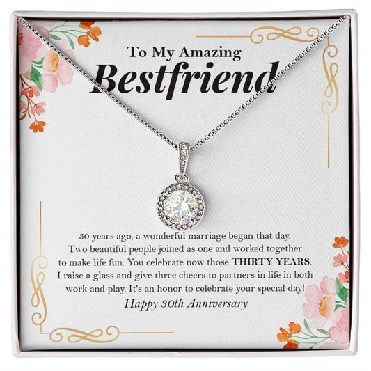 Golden Couple eternal hope necklace front