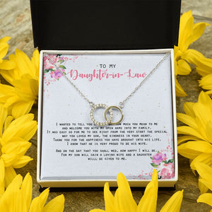Happy I Will Be double circle pendant yellow flower