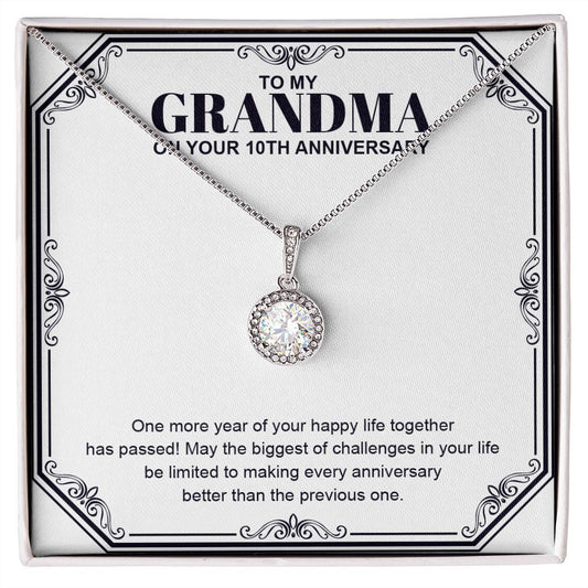 Another Happy Life Has Passed eternal hope necklace front
