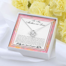 Load image into Gallery viewer, Thanks to You love knot pendant yellow flower
