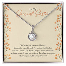 Load image into Gallery viewer, A Good Friend eternal hope necklace front
