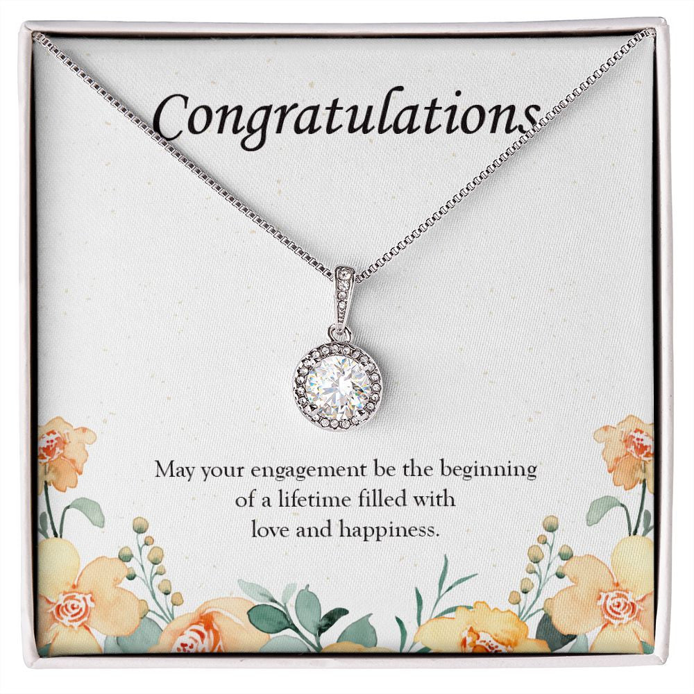 Beginning Of A Lifetime eternal hope necklace front