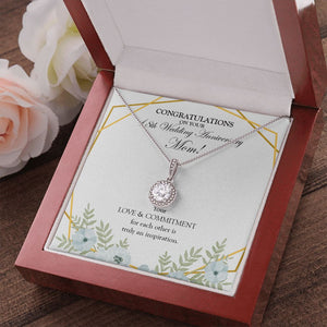 Love And Commitment eternal hope pendant luxury led box red flowers
