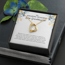 Load image into Gallery viewer, You Believed In Them First forever love gold necklace front
