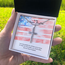 Load image into Gallery viewer, You Make Our Lives Better stainless steel cross standard box on hand
