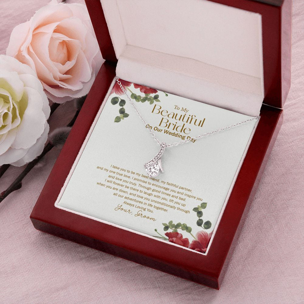 My Bestfriend, My Faithful Partner alluring beauty pendant luxury led box flowers