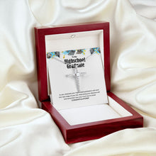 Load image into Gallery viewer, Next Stage Of Your Life cz cross pendant luxury led silky shot
