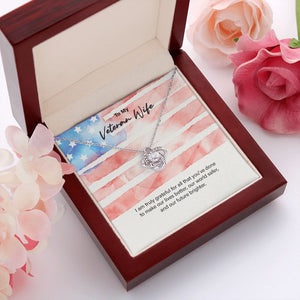 You Make Our Lives Better love knot pendant luxury led box red flowers