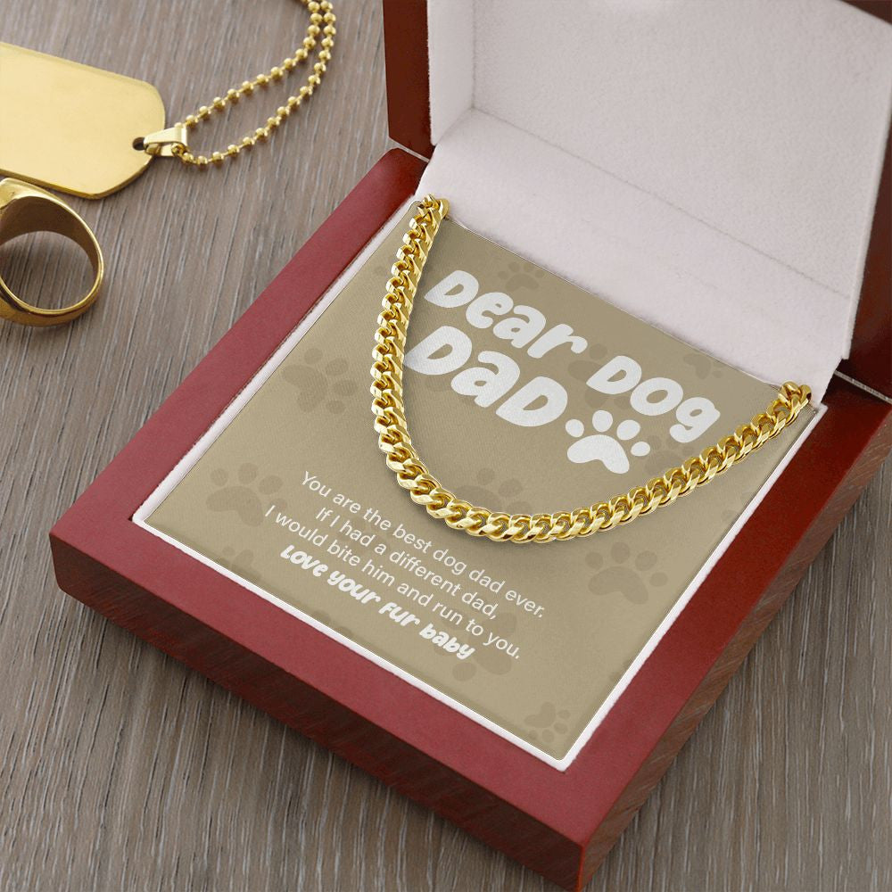 Run To You cuban link chain gold luxury led box