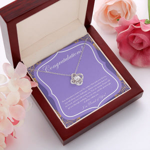 Challenges On The Way love knot pendant luxury led box red flowers