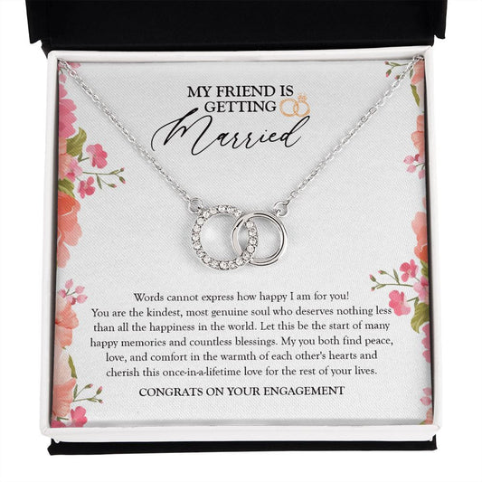 Most Genuine Soul double circle necklace front