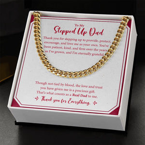 Count as Real cuban link chain gold standard box
