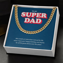 Load image into Gallery viewer, Instruction Manual cuban link chain gold standard box
