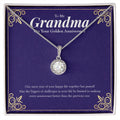 One Happy Life Together eternal hope necklace front