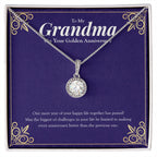 One Happy Life Together eternal hope necklace front