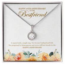 Load image into Gallery viewer, Became Husband And Wife eternal hope necklace front
