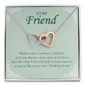 Someone Special Like You interlocking heart necklace front