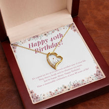 Load image into Gallery viewer, Do Whatever You Want forever love gold pendant premium led mahogany wood box

