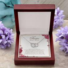 Load image into Gallery viewer, I Don&#39;t Regret A Single Tear double circle pendant luxury led box purple flowers
