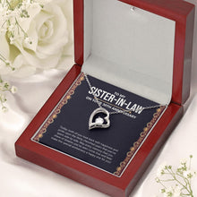 Load image into Gallery viewer, Fifty Cherished Years forever love silver necklace premium led mahogany wood box
