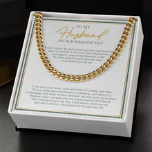 Load image into Gallery viewer, My Person My Bestfriend cuban link chain gold standard box
