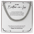 Keep My Sister Happy cuban link chain silver front