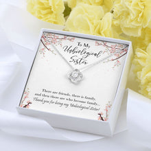 Load image into Gallery viewer, Who Become Family love knot pendant yellow flower
