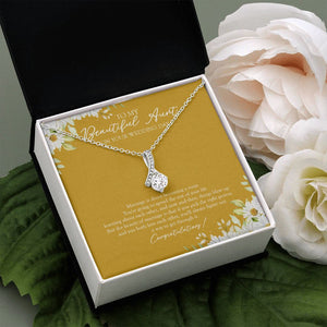 Becoming A Team alluring beauty pendant white flower