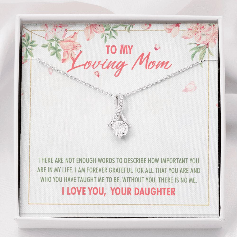 Without you alluring beauty necklace front